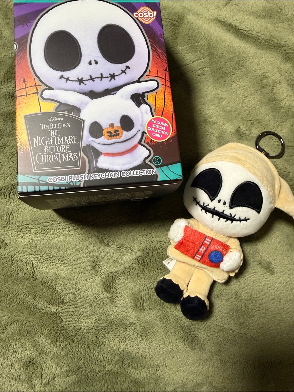 Disney The Nightmare Before Christmas Plush Keychain Halloween Collection New